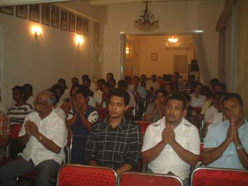 Dhamma function at Sri lanka embassy in Egypt -2 -23.08.2007.jpg